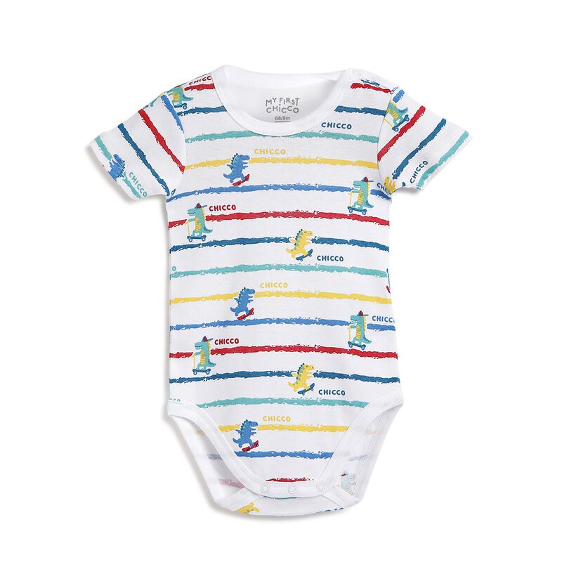 Infants Multicolor Printed Bodysuit (Pack Of 4) image number 1